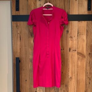 Bright Pink Women’s Shirt Dress